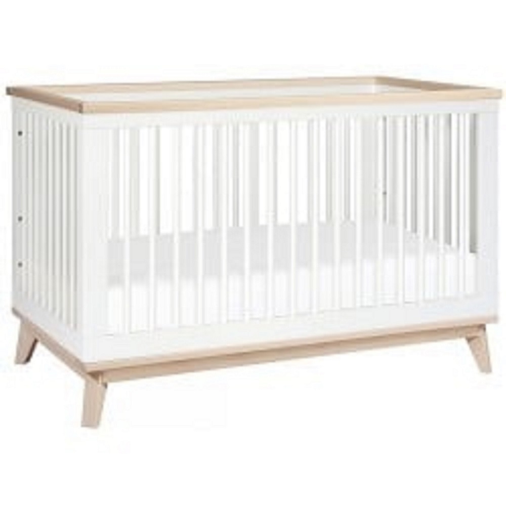 Baby Crib with Conversion Kit and Height Adjustable